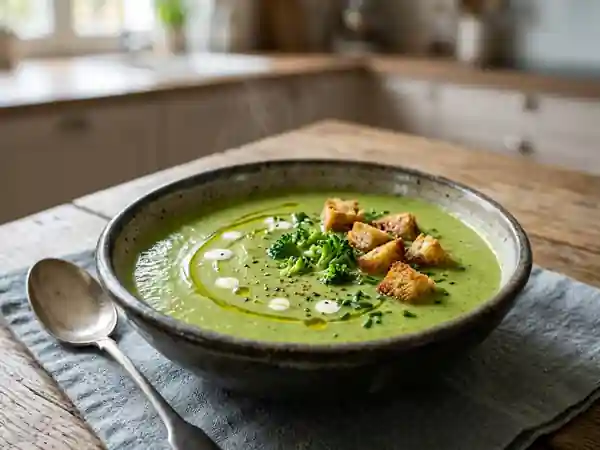 Velouté de brocolis onctueux et facile à préparer - Photo de présentation