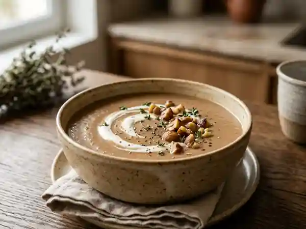 Velouté de châtaignes onctueux et soyeux - Photo de présentation