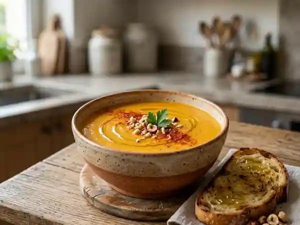 Velouté de butternut onctueux au paprika doux - Photo de présentation