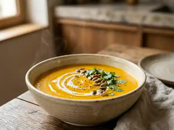 Velouté Butternut et Coco au Curry - Photo de présentation