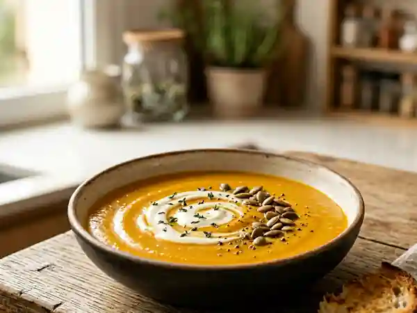 Velouté de courge onctueux et facile à préparer - Photo de présentation