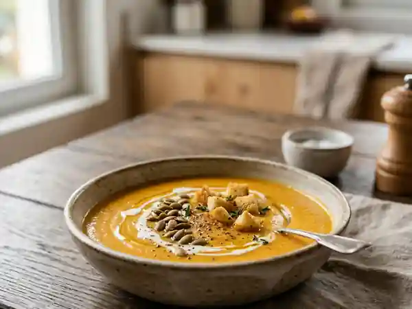 Velouté de Butternut Soyeux à la Muscade - Photo de présentation