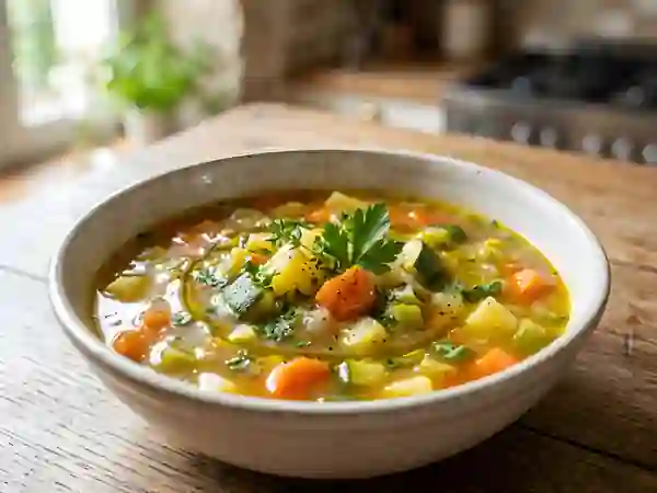 Velouté de légumes du potager - Photo de présentation