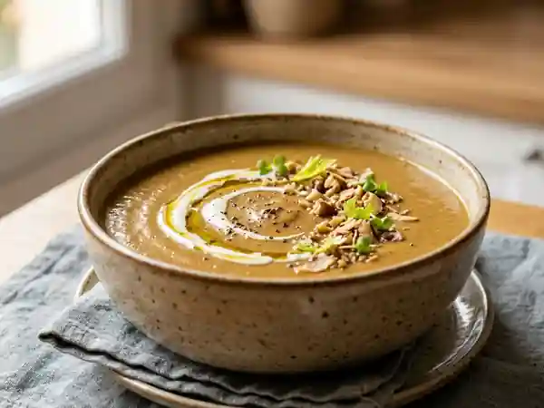 Velouté de marrons et céleri : recette onctueuse et réconfortante - Photo de présentation