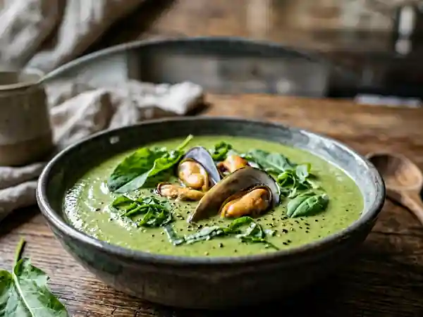 Velouté Iodé aux Moules et Oseille Acidulée - Photo de présentation