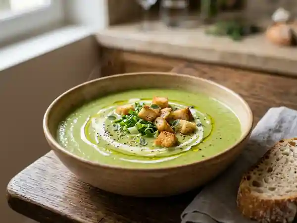 Velouté de scarole soyeux à la crème - Photo de présentation