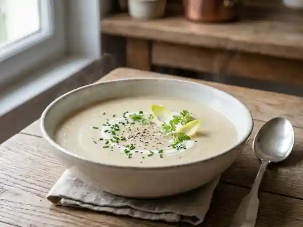 Velouté d'endives à la crème onctueux et savoureux - Photo de présentation