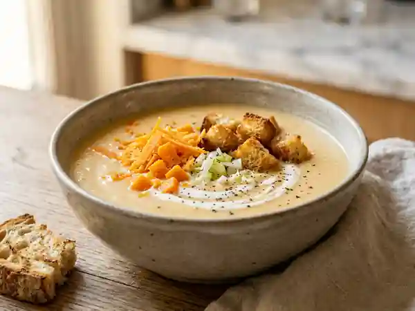 Velouté d'endives soyeux à la mimolette - Photo de présentation