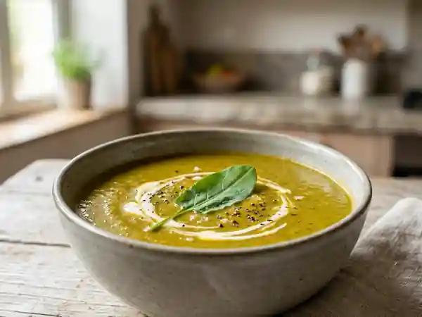 Velouté d'oseille acidulé à la tomate - Photo de présentation
