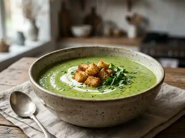 Velouté d'oseille onctueux et frais - Photo de présentation