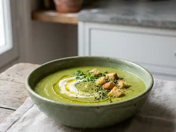 Velouté de pois cassés soyeux - Photo de présentation