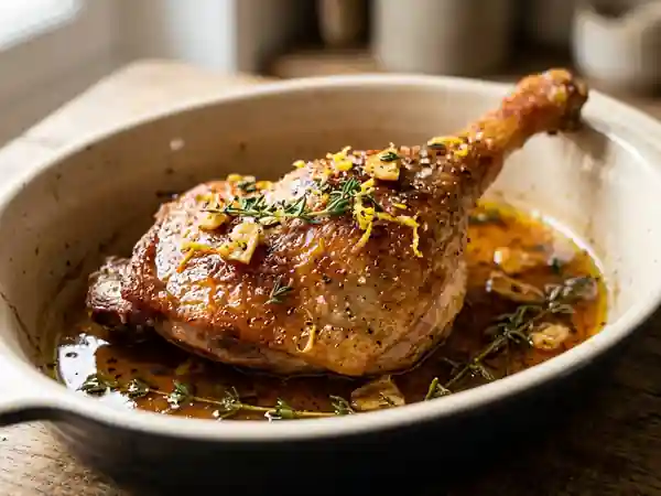Viande confite au citron : recette savoureuse et parfumée - Photo de présentation