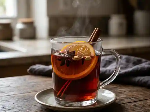 Vin chaud aux épices traditionnel d'Alsace : recette authentique et réconfortante - Photo de présentation