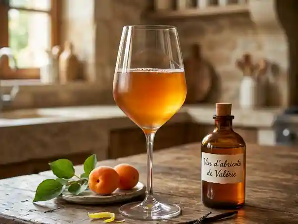 Vin d'Abricot Infusé à la Vanille - Photo de présentation
