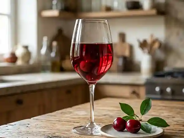 Vin de cerises intense à la vanille - Photo de présentation