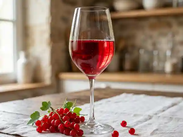 Vin de groseille maison : recette facile et savoureuse - Photo de présentation