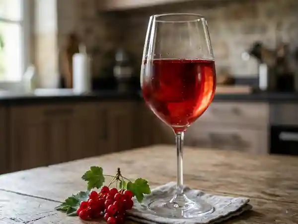 Vin de groseilles rubis et acidulé - Photo de présentation