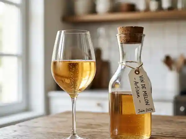Vin de melon doré aux notes miellées - Photo de présentation
