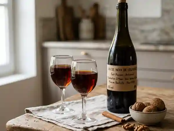 Vin de noix de Grenoble aux épices douces - Photo de présentation