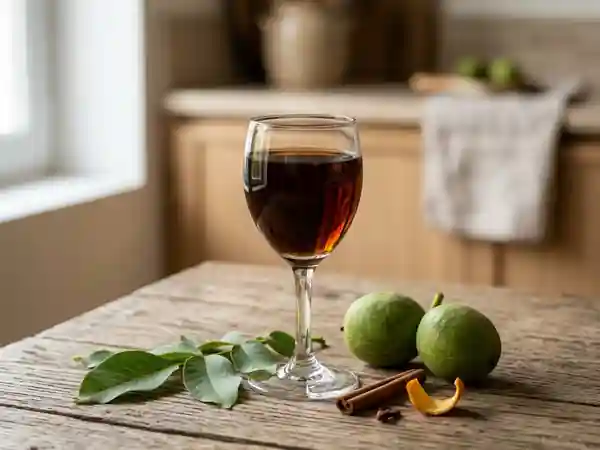 Vin de noix maison : recette traditionnelle et facile à préparer - Photo de présentation