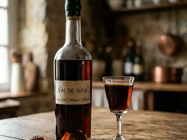 Vin de noix intense aux épices - Photo de présentation