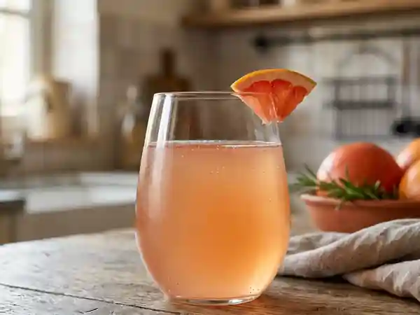 Vin de pamplemousse artisanal et parfumé - Photo de présentation