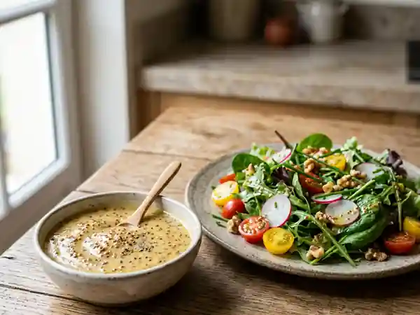 Vinaigrette à l'Ancienne Relevée et Crémeuse - Photo de présentation