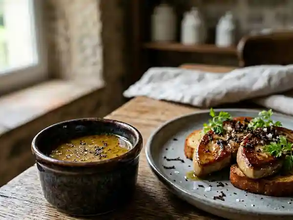 Vinaigrette veloutée à l'huile de truffe - Photo de présentation