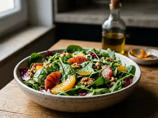 Vinaigrette à l'orange veloutée et acidulée - Photo de présentation