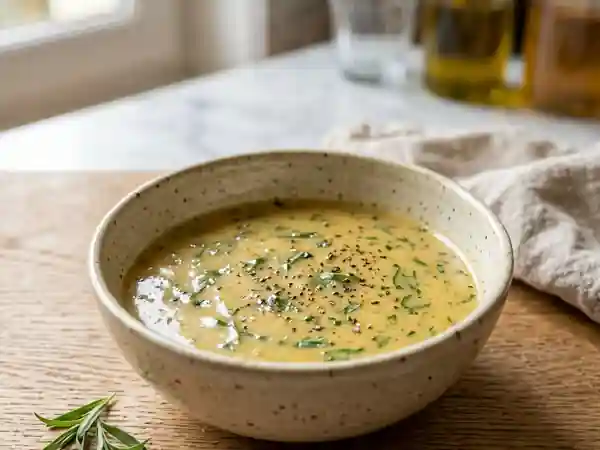 Vinaigrette Miel, Moutarde et Estragon Maison - Photo de présentation