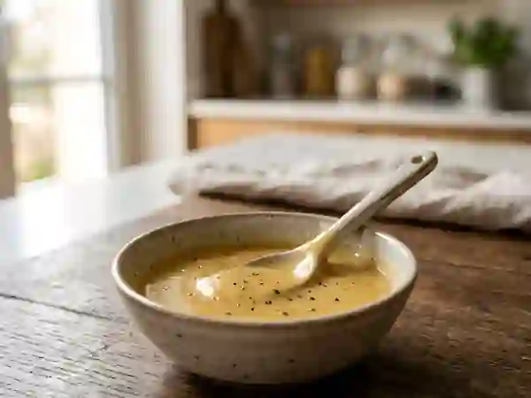Vinaigrette onctueuse miel et cidre - Photo de présentation