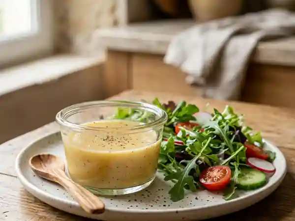 Vinaigrette sans huile légère et savoureuse - Photo de présentation