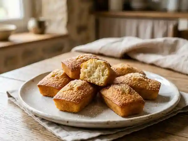 Visitandines moelleuses aux amandes, recette facile et gourmande - Photo de présentation