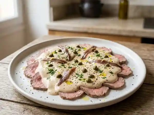 Vitello Tonnato Fondant et Sauce Crémeuse - Photo de présentation