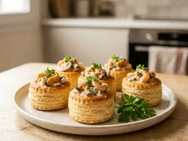 Bouchées feuilletées aux fruits de mer - Photo de présentation