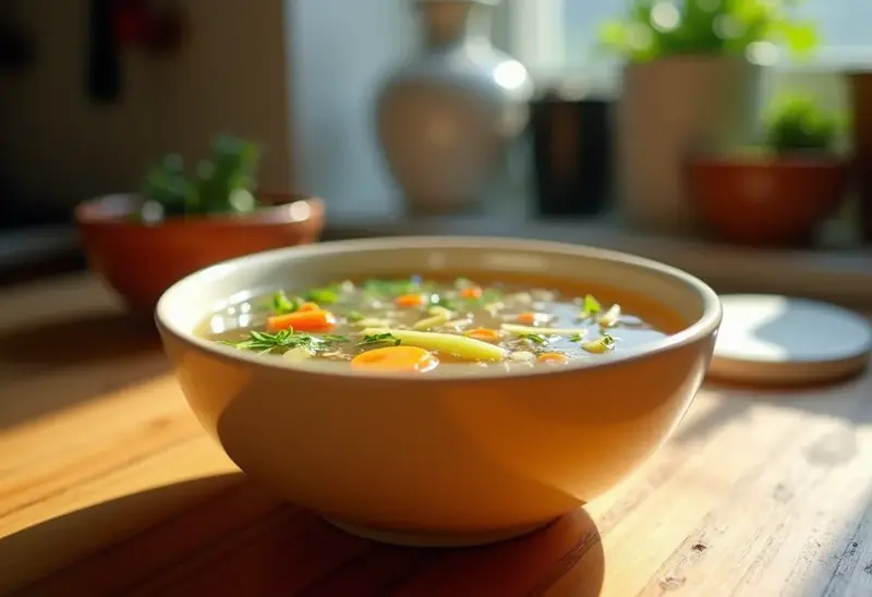 Bouillon clair maison savoureux et léger