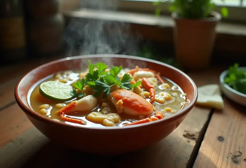 Bouillon de crabe mauricien traditionnel : recette savoureuse et réconfortante