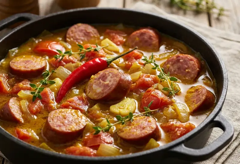 Carry Saucisse Réunionnais : Recette Traditionnelle Savoureuse