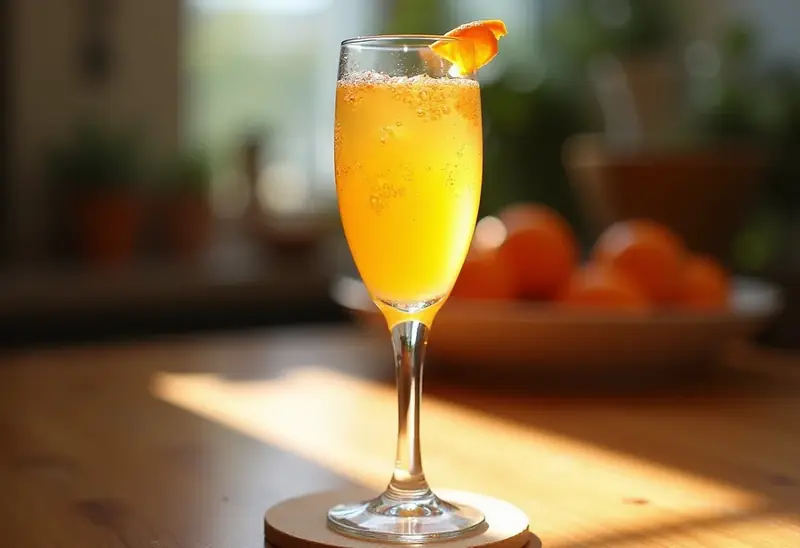 Cocktail Royal à l'Orange : Élégance et Fraîcheur
