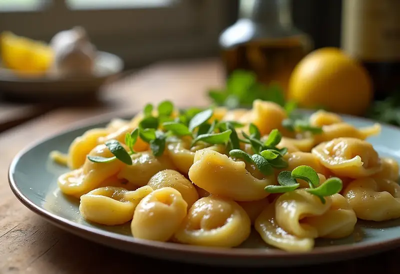 Conchiglie farcies au carré frais et fèves fraîches : recette gourmande et facile