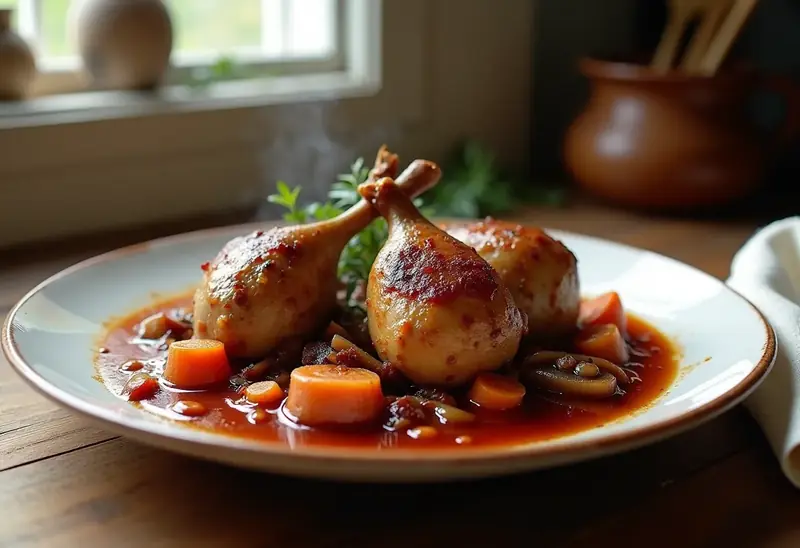 Coq au Vin Facile et Savoureux : Recette Traditionnelle Française