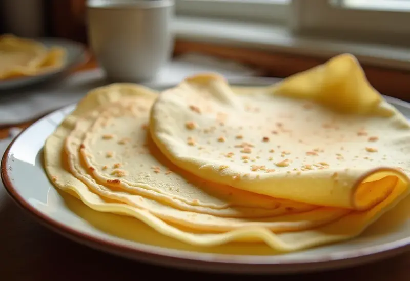 Crêpes fines et légères parfaites pour un petit déjeuner gourmand