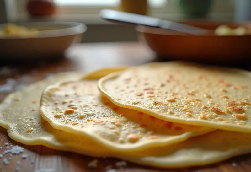 Crêpes moelleuses sans lait : recette facile et gourmande