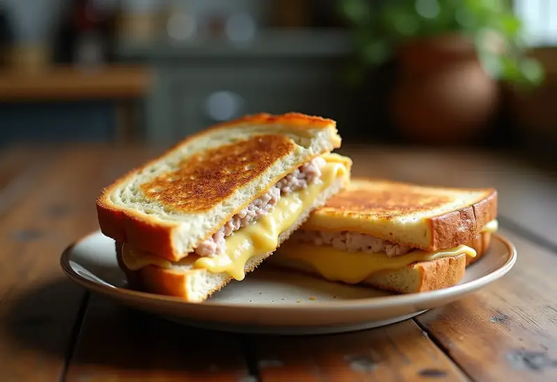 Croque-monsieur au thon gourmand et facile