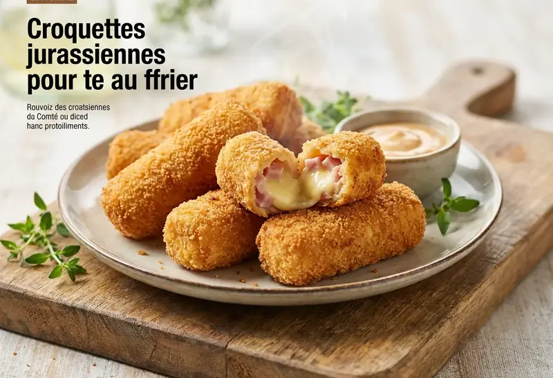 Croquettes jurassiennes croustillantes au fromage et jambon
