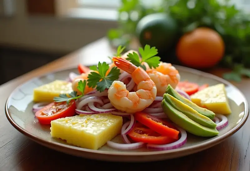 Délice ensoleillé d'Hawaï : salade exotique fraîche et savoureuse