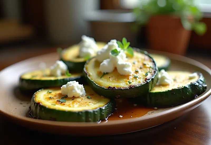 Délicieuses Courgettes Fondantes au Fromage de Chèvre