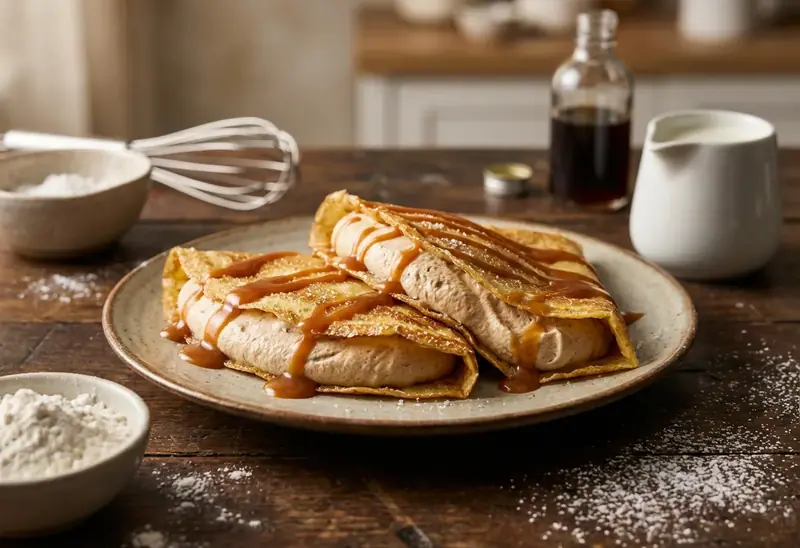 Délicieuses Crêpes Mousse Caramélisées : Recette Gourmande et Facile