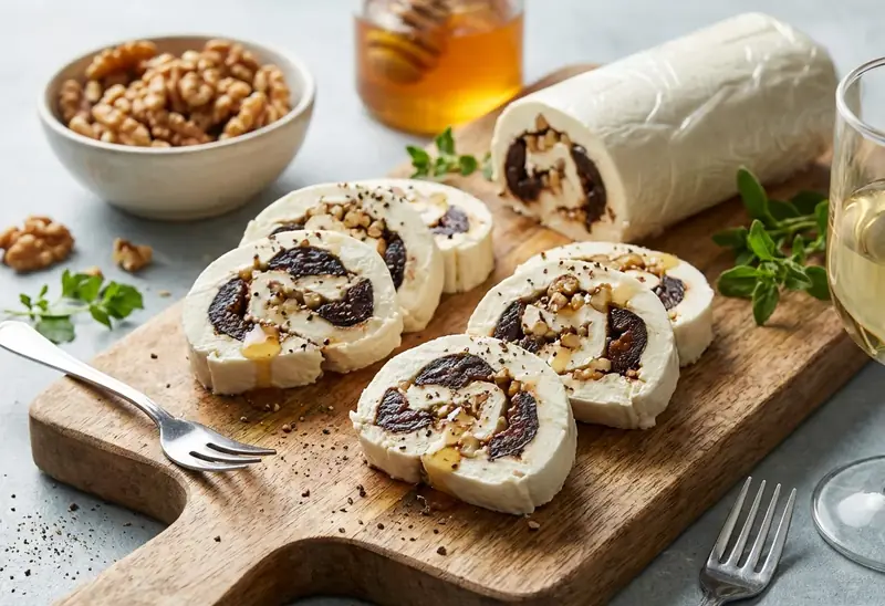 Délicieux Roulés de Carré Frais aux Pruneaux pour Apéritif