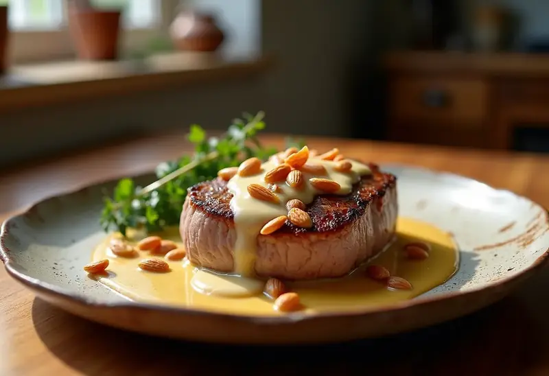 Filet mignon aux amandes : recette savoureuse et facile